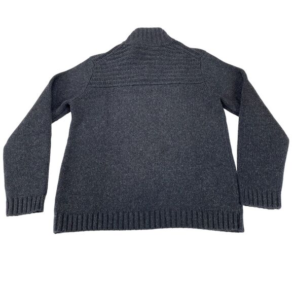 Ted Baker London Sweater Men’s Size 4 L Gray Knit Cotton Long Sleeve Mock Neck - Picture 11 of 12